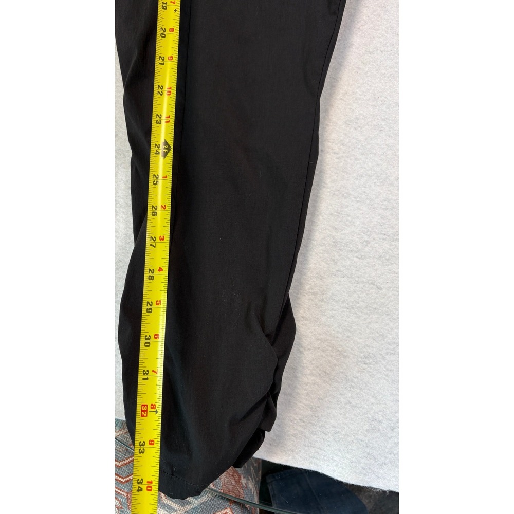 Torrid Happy Camper Black Nylon Ruched Jogger Pants Size 1 40755068 - Picture 7 of 8